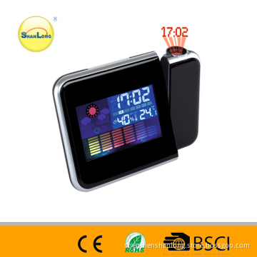 New Year Promotional Gifts Weather Station Clock (5335)